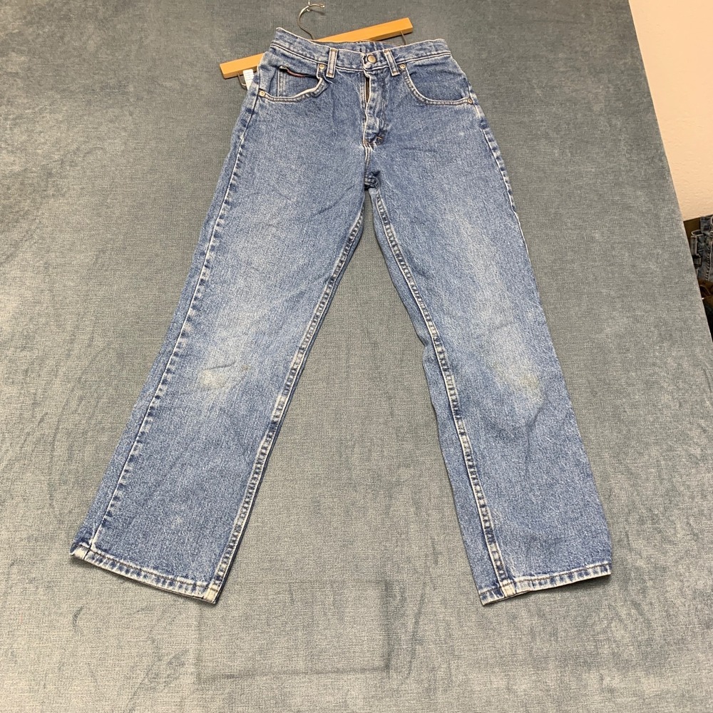 Levi's Womens Jeans 25x29 Blue Denim Straight Leg 5 Pockets Medium Wash Zip Fly